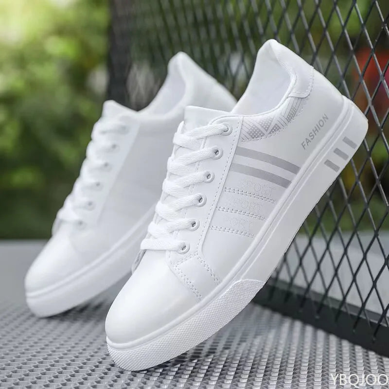 Scarpe da uomo casual sportive di grandi dimensioni per primavera e autunno, nuove, di tendenza, versatili, con fondo piatto, modello 2025