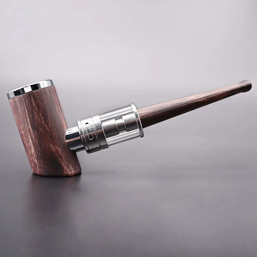 Kamry K1000 Plus E Pipe Kit sigaretta elettronica Vape Pen 1100mAh con serbatoio atomizzatore da 4,0 ml Max 30W Design in legno E Cig Vapor Mod