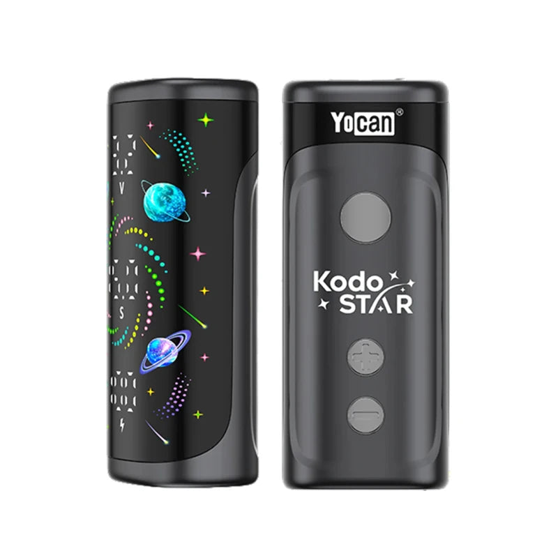 Originale Yocan Kodo Star Box Mod 400mAh Batteria di preriscaldamento Vape Pen 510 Thread Cart 1.8V-4.2V Schermo OLED Sigaretta elettronica