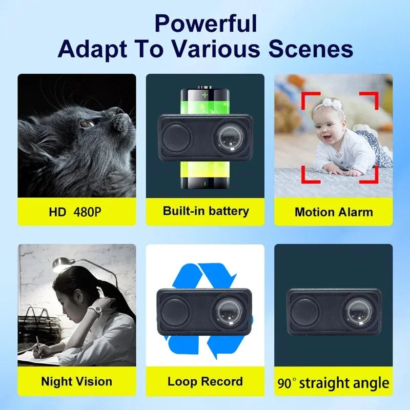 4K Security Camera WiFi Wireless Monitor Remote Motion Detecting Camcorders Security Protection Indoor Surveillance 2026 NEW