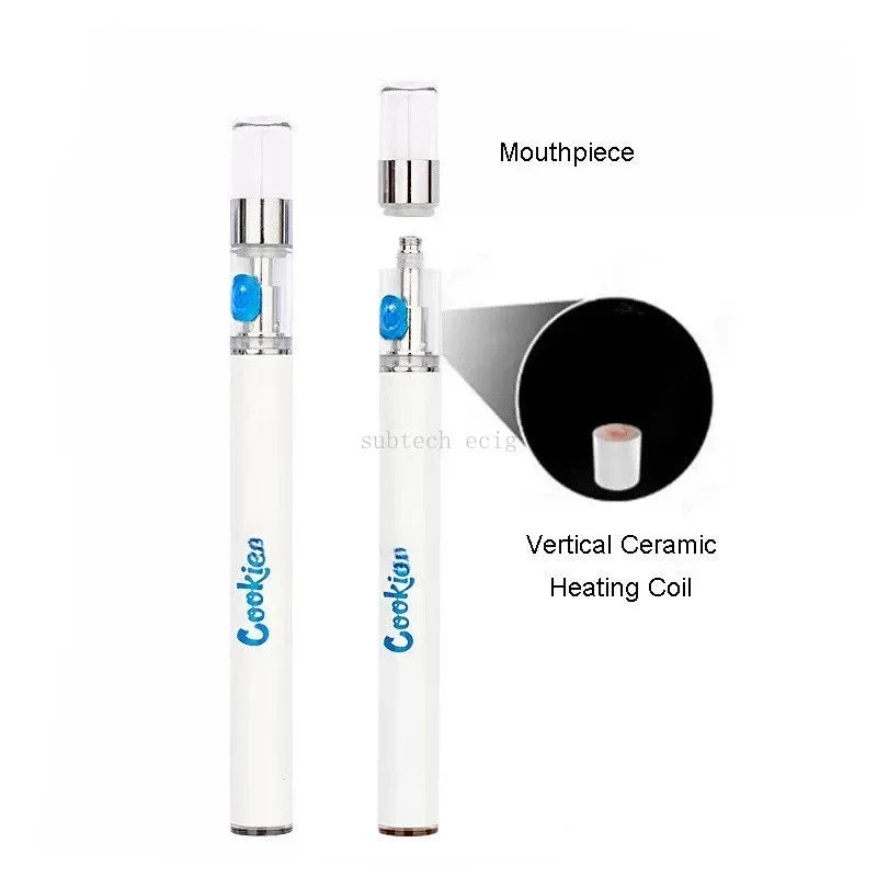 Ricaricabile Cookie Vape Pen Starter kit E sigarette penne 0.8ML cartuccia vuota 320mAh batteria vetro olio denso vaporizzatore Vaper
