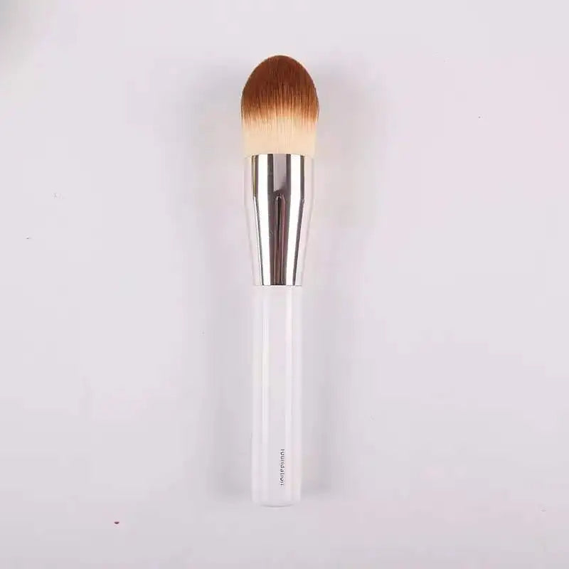 Pennello per fondotinta correttore in polvere sciolto BB Cream Pennelli per trucco viso Strumenti Cosmetici di bellezza professionali Brochas Capelli naturali