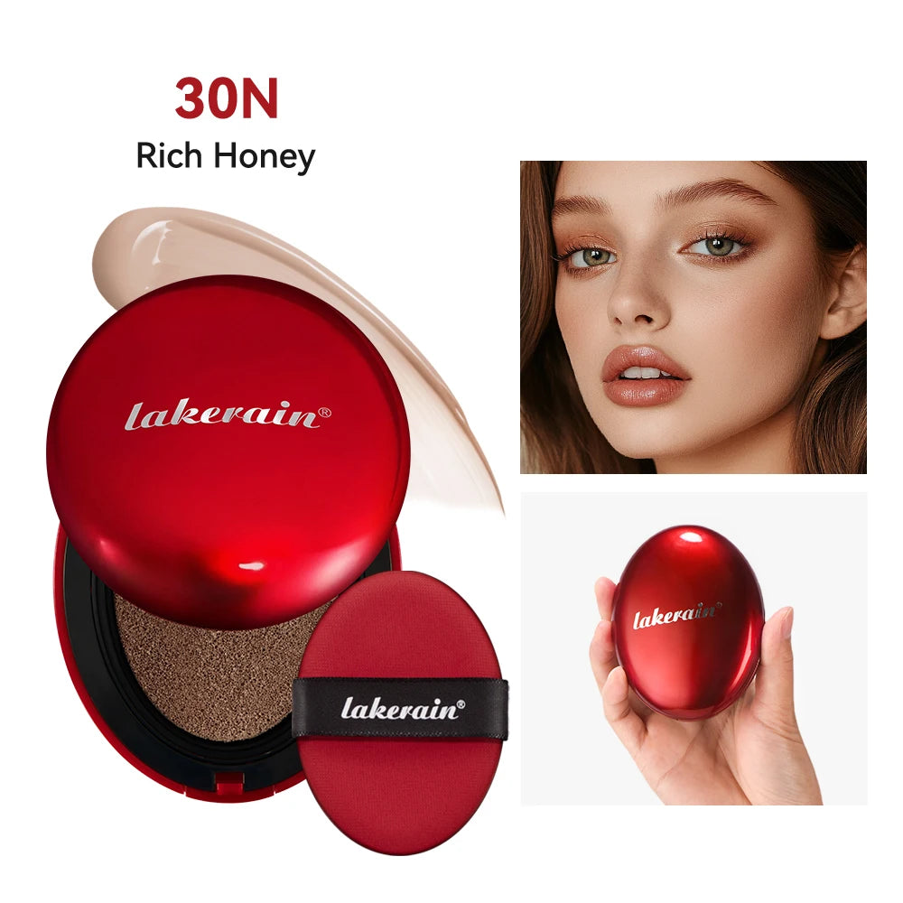 Long-lasting Coverage Foundation Sun Protection Cushion Foundation Semi-Matte Finish 72-Hour Wear Face Base Makeup Cosmetics