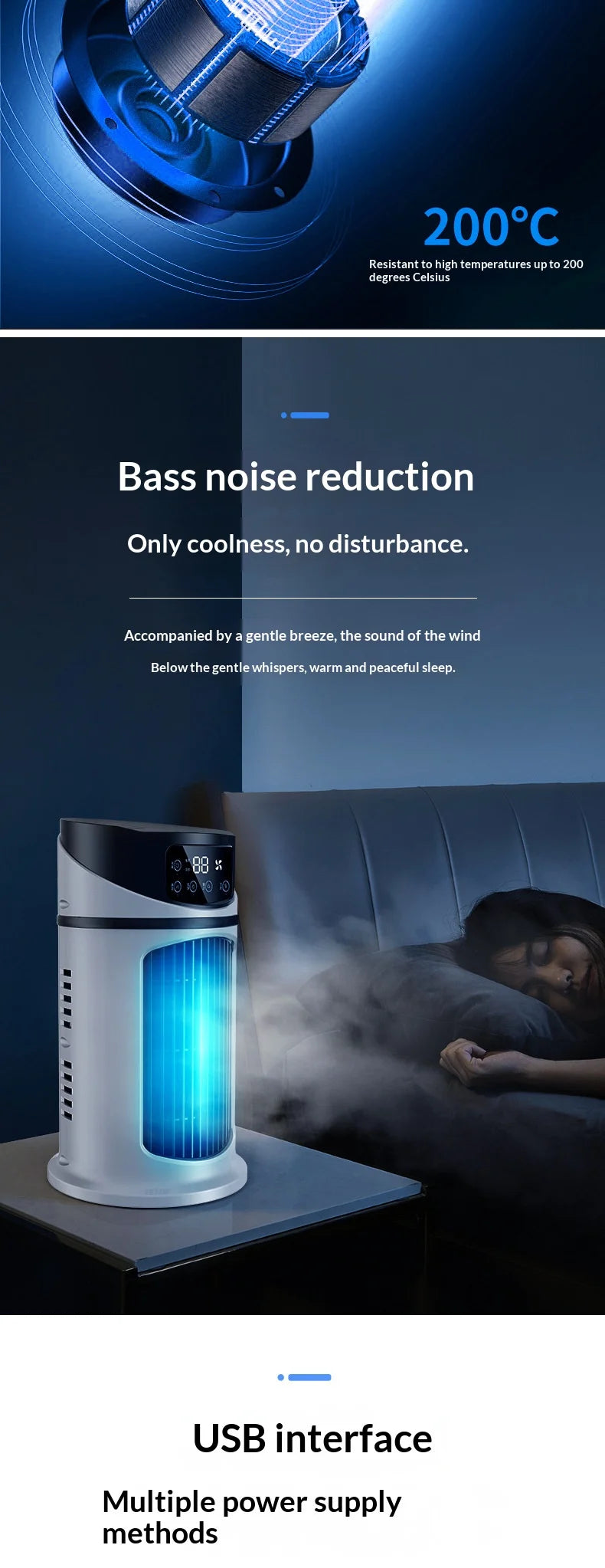 Mini condizionatore d'aria portatile, ventilatore rinfrescante ad acqua, climatizzatore per ufficio, condizionatore d'aria mobile