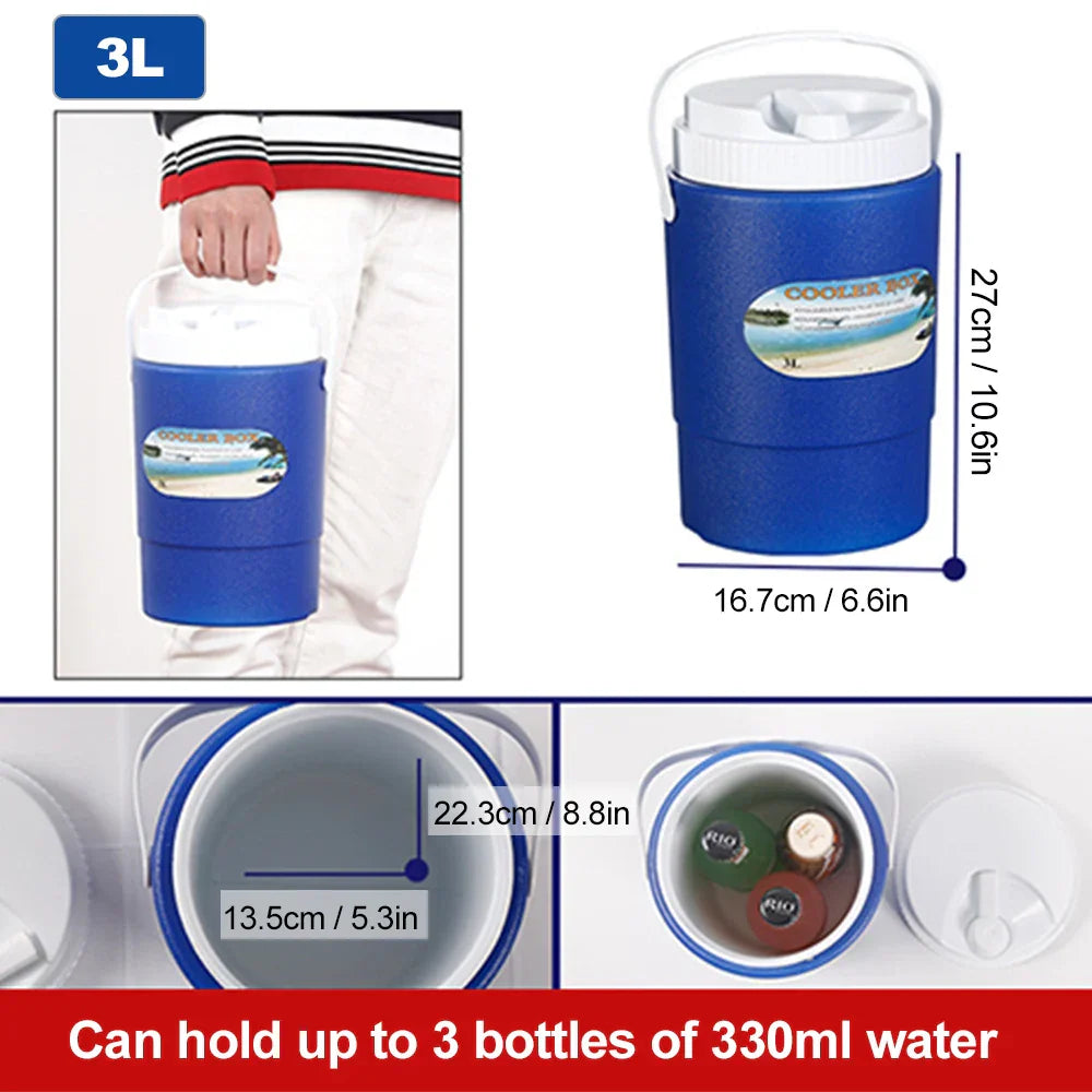Box Frigo Esterno Isolato 8L Portatile Per Campeggio Picnic All Aperto