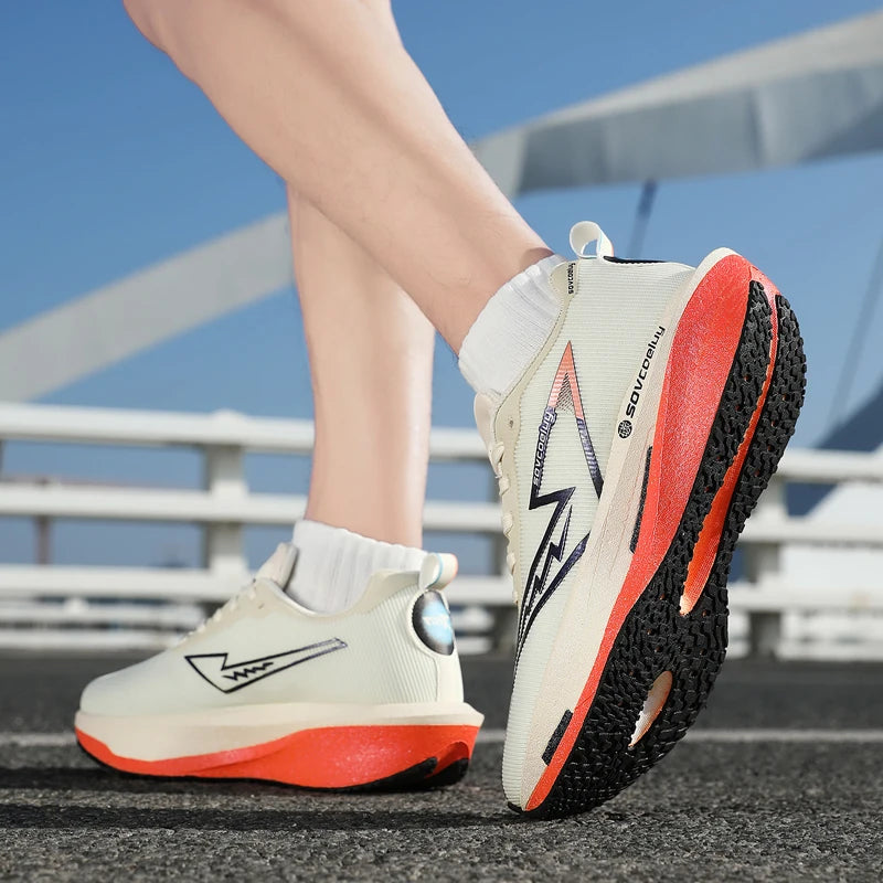 Scarpe da corsa Carbon Board Specialità Maratona Uomo Sport Traspirante Leggero Donna Comodo Atletico Scarpe da ginnastica antiscivolo