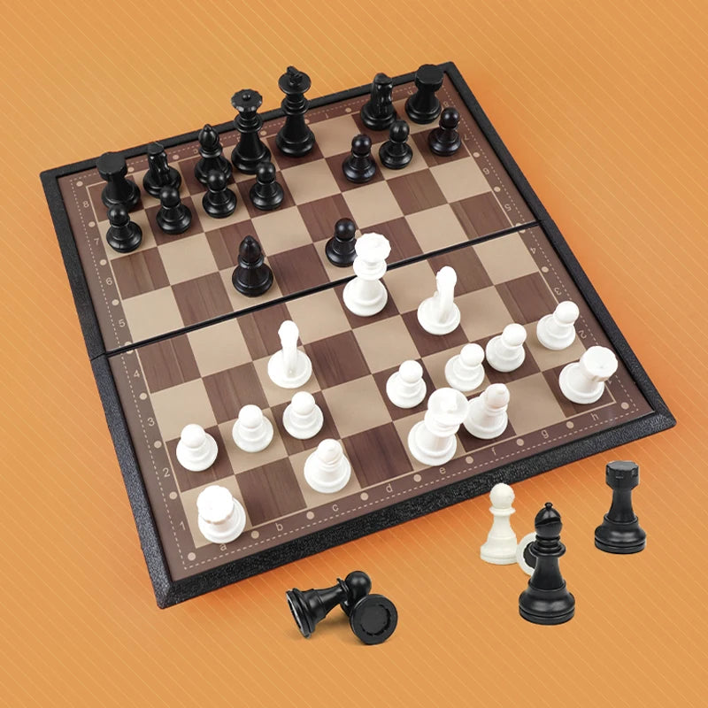 Scacchiera, non magnetica e portatile, gioco interattivo per famiglie e per feste tra amici, adatta per regali di compleanno, Natale, Halloween, Ringraziamento
