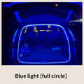 Car high brightness trunk lighting ambient light interior decoration LED wiring free automatic sensing tailgate light strip
