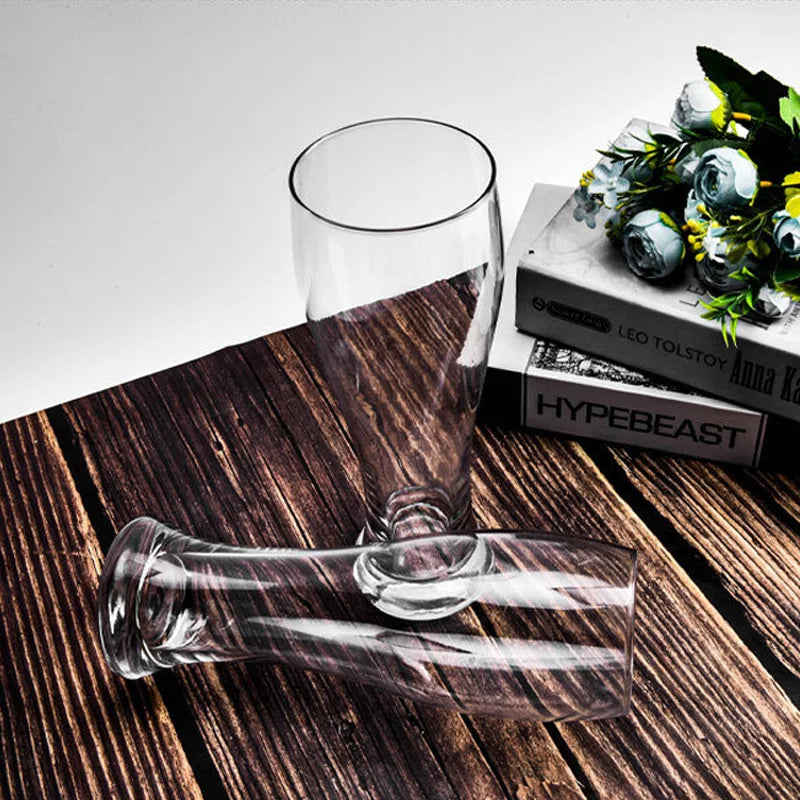 Tazza di birra di grano tazza di vetro personalità artigianale boccali di birra tazza di cristallo bicchiere di succo bicchieri forniture per Bar per la casa