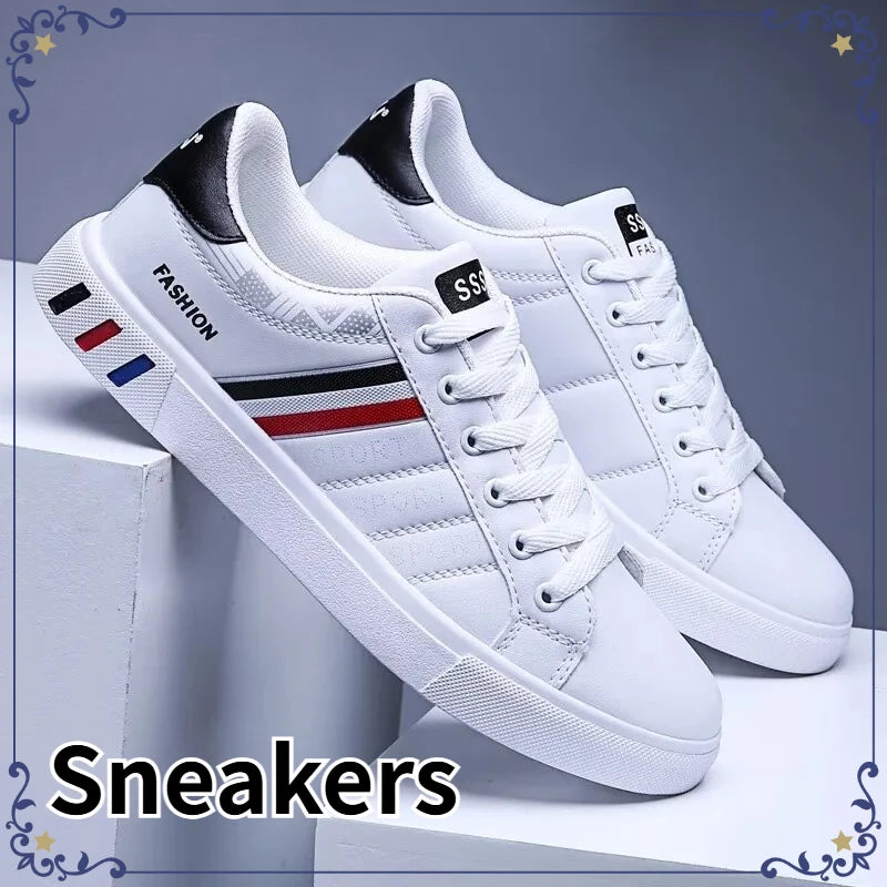 Sneakers Bianche da Uomo Nuove Traspiranti Taglie Grandi Scarpe Casual con Suola in Gomma Comode per Camminare Calzature Plus Size per Uomo Zapatos Hombre