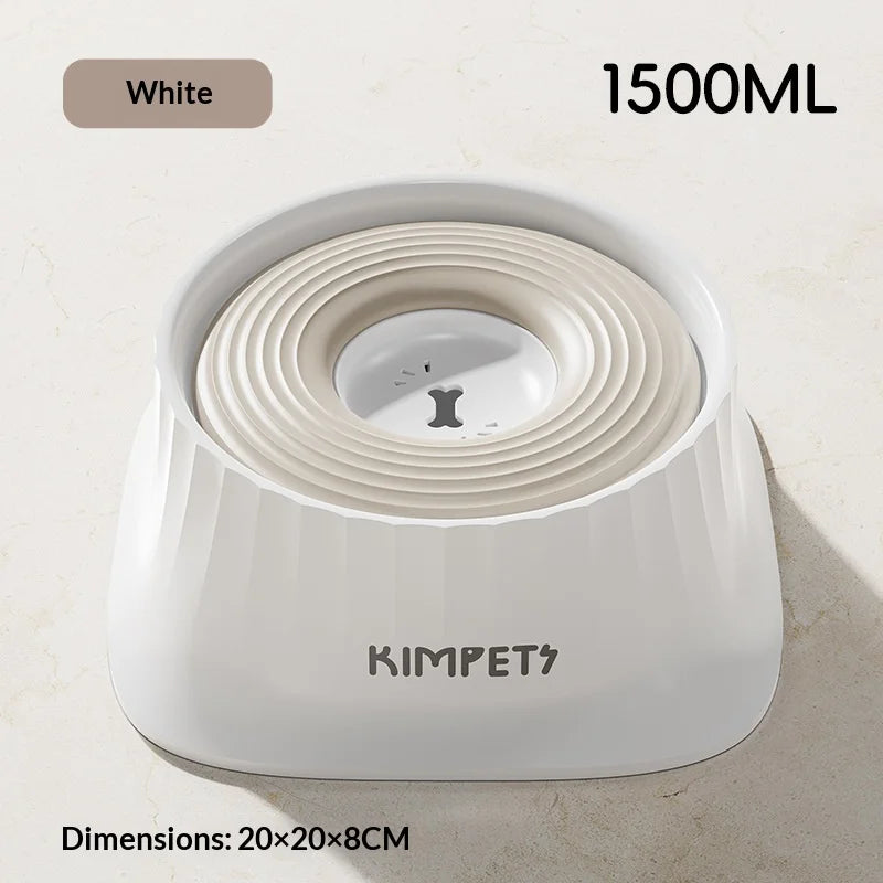 Dog slow feeder bowl, elevated dog bowl, spill-proof pet bowl, anti-spill bowl, small to medium dog food bowl, cat bowl