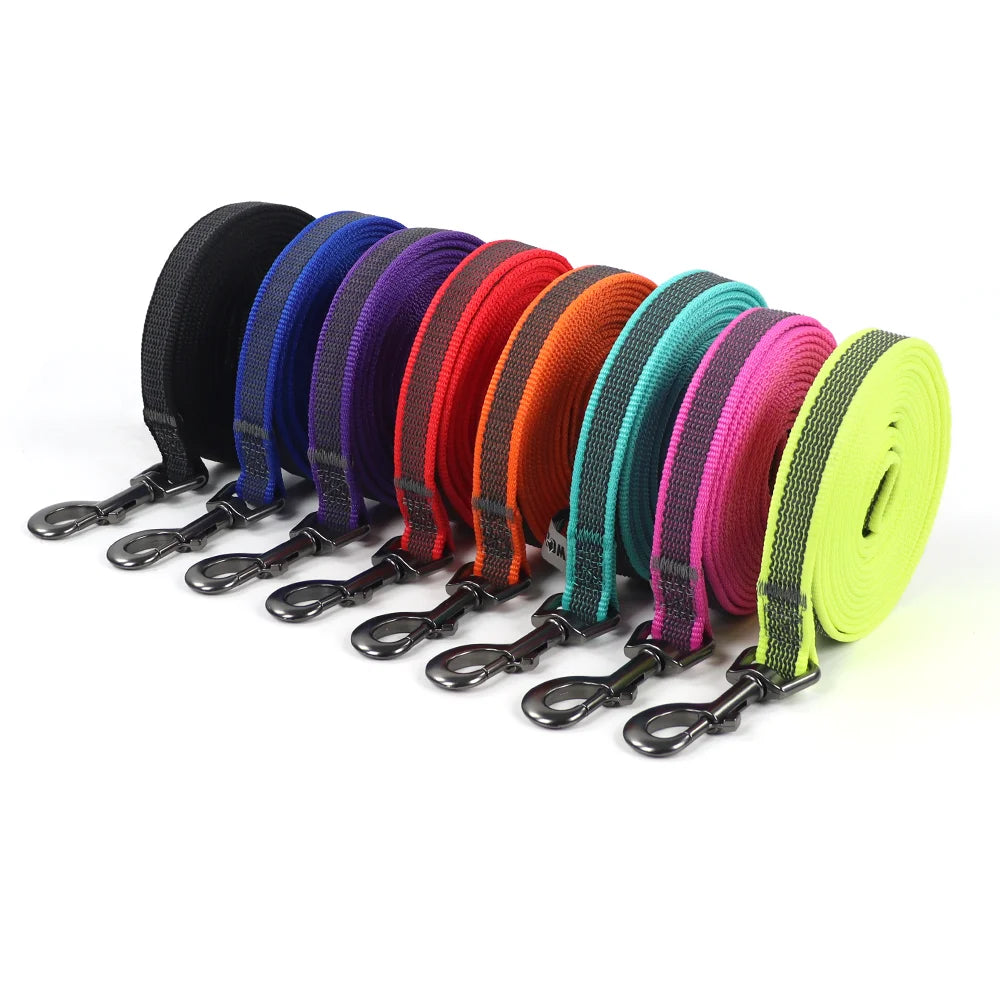 1.5M 2M 3M 15M Medium Small Long Dog Leash 10M Latex Silk Easy and Convenient Light Training Big Dog Leashes 5 Meter