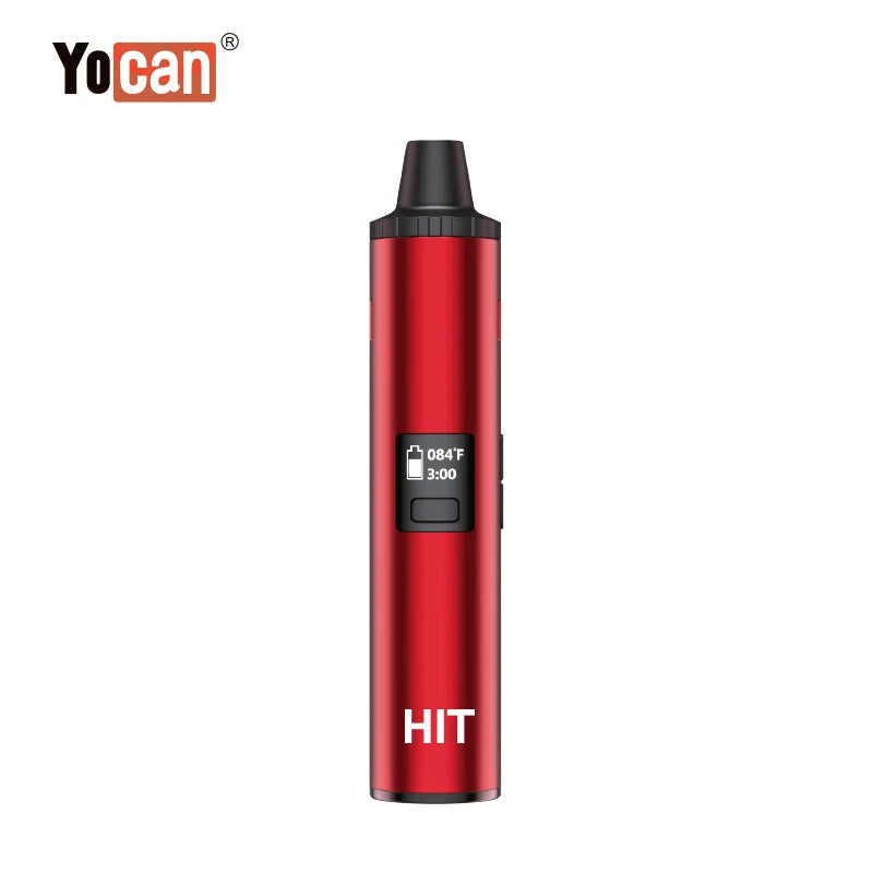 Originale Yocan Hit Kit vaporizzatore per erbe secche E Cigs Type-C OLED 1400mAh camera di riscaldamento in ceramica Herbva Xmax Vane Herbal Vape Pen