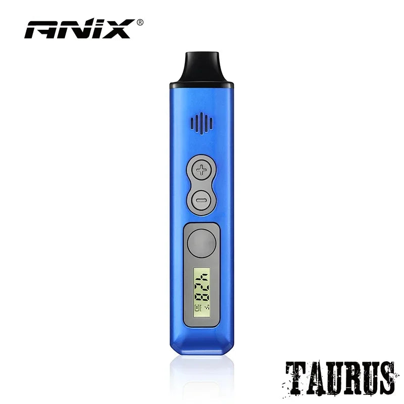 Vaporizzatore per erbe secche ANIX TAURUS Camera in ceramica Kit sigaretta elettronica Pathfinder Vape Pen Schermo LED Controllo della temperatura Vaper per tabacco