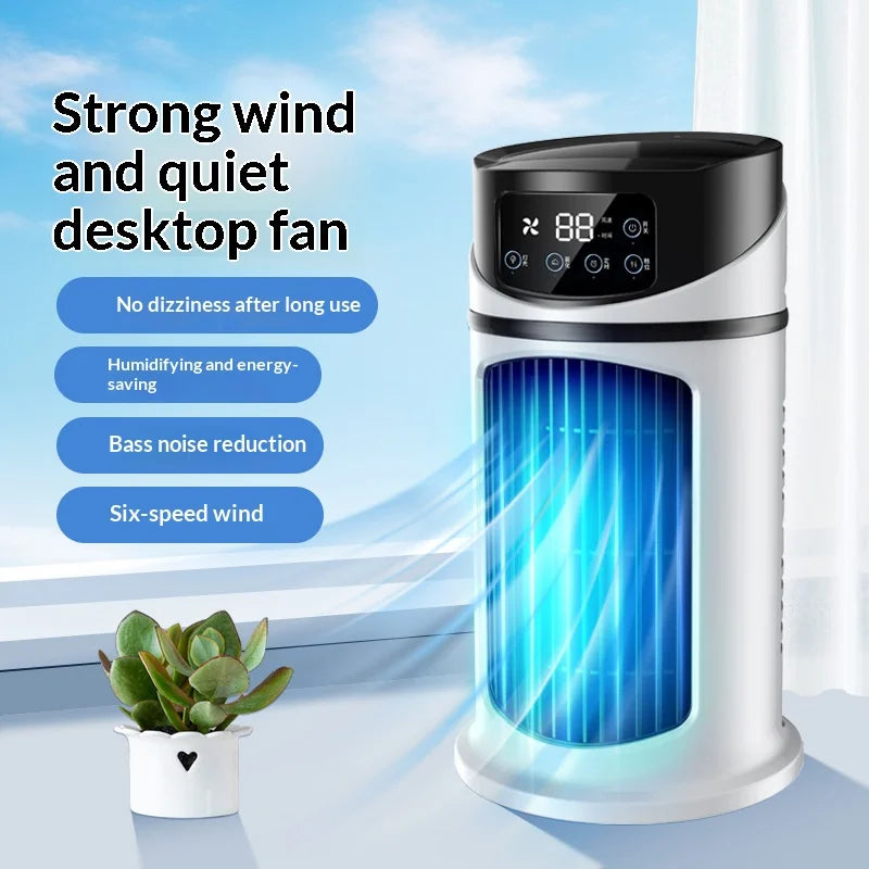 Mini condizionatore d'aria portatile, ventilatore rinfrescante ad acqua, climatizzatore per ufficio, condizionatore d'aria mobile