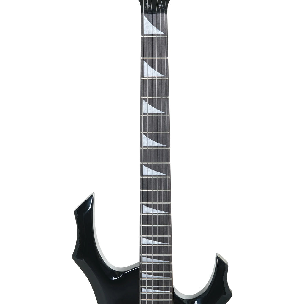 IRIN Flame Set elettrico nero 24 tasti Chitarra elettrica con manico in acero con plettri Tracolla per amplificatore Linea di collegamento Accessori per chitarra