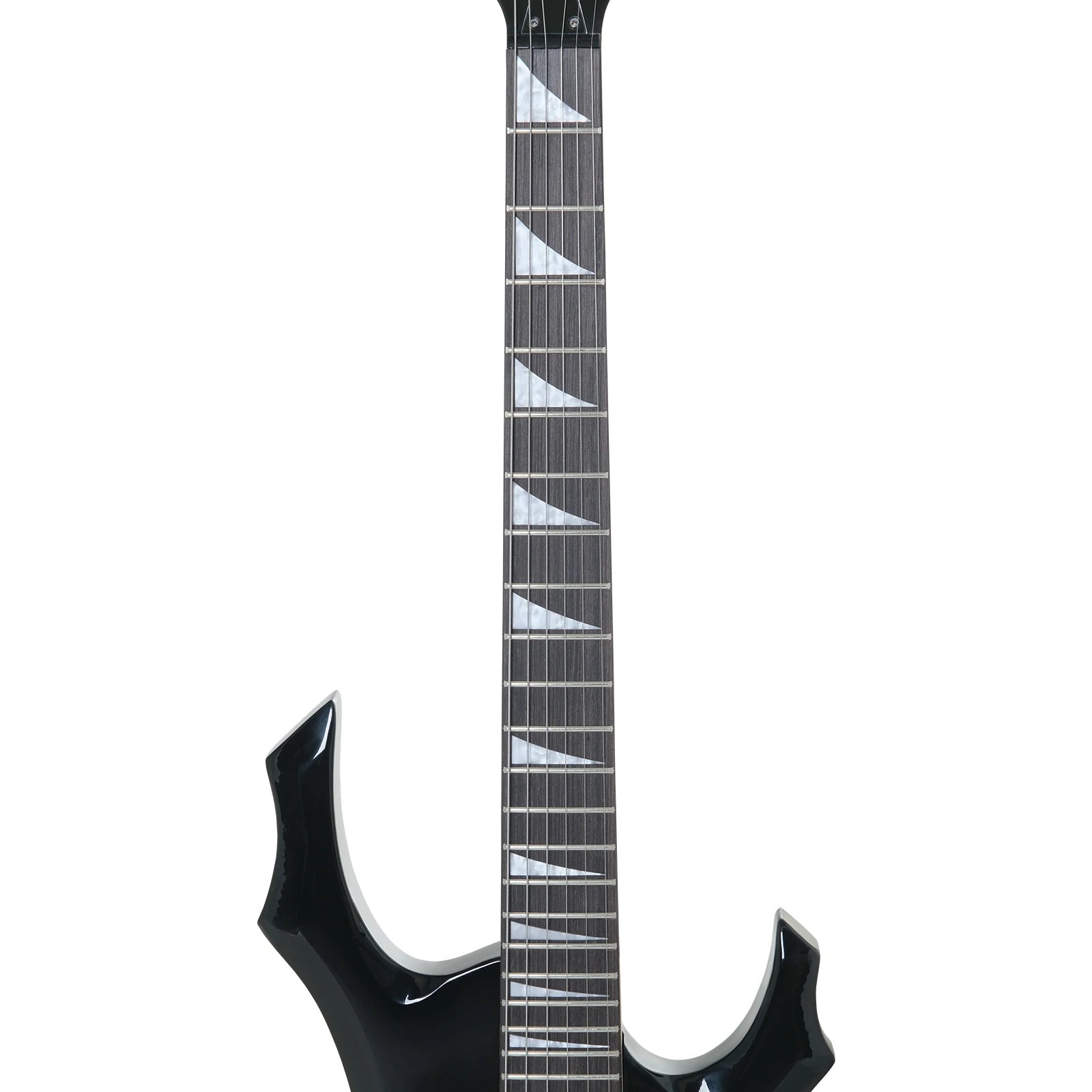 IRIN Flame Set elettrico nero 24 tasti Chitarra elettrica con manico in acero con plettri Tracolla per amplificatore Linea di collegamento Accessori per chitarra