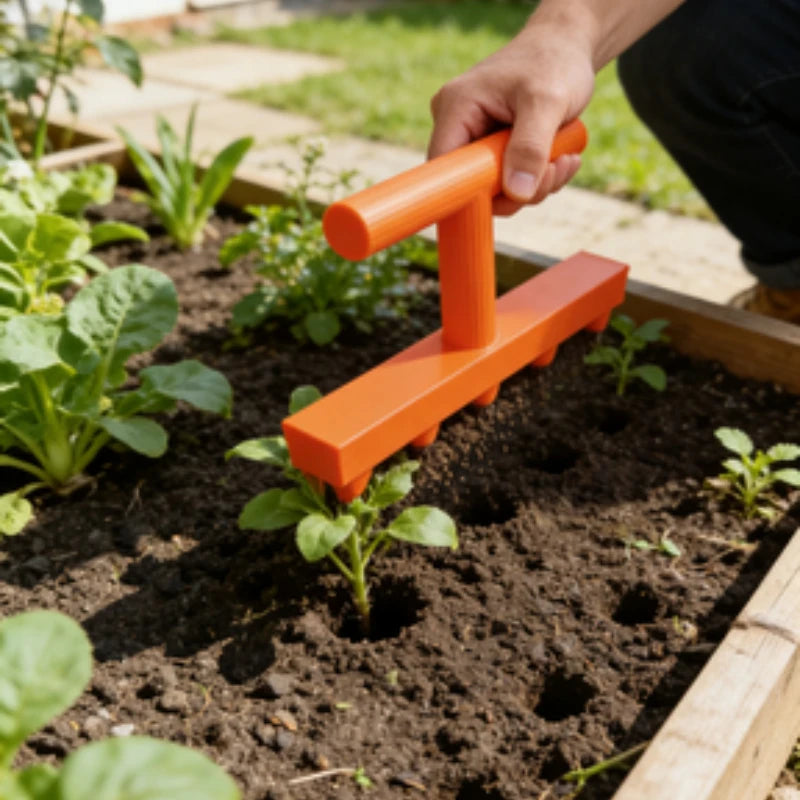 Seminatrice da Giardino per la Semina di Ortaggi e Fiori, Strumento per Semina di Piantine da Balcone