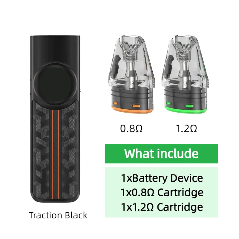 Dispositivo con Batteria per OXVA Xlim Pro 2 1300mAh/Nexlim 1500mAh con Kit Due Cartucce per Cartucce da 0.4/0.6/0.8/1.2ohm 2/3/4ml