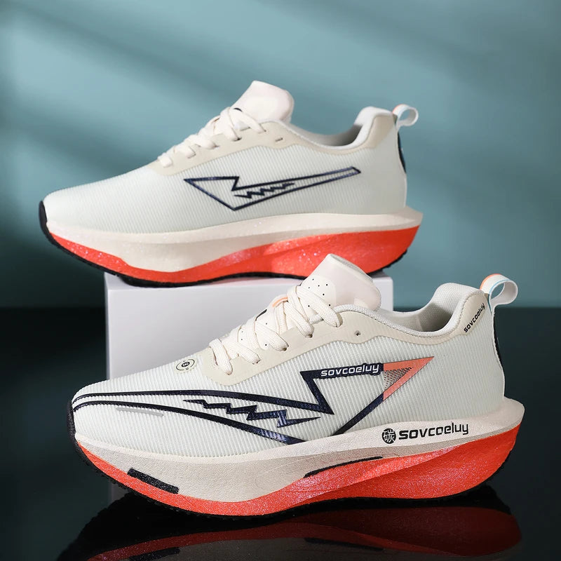 Scarpe da corsa Carbon Board Specialità Maratona Uomo Sport Traspirante Leggero Donna Comodo Atletico Scarpe da ginnastica antiscivolo