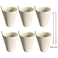 Bicchiere in plastica con cannuccia per bambini e adulti, bicchiere Sippy da 6 pezzi per uso quotidiano, senza BPA