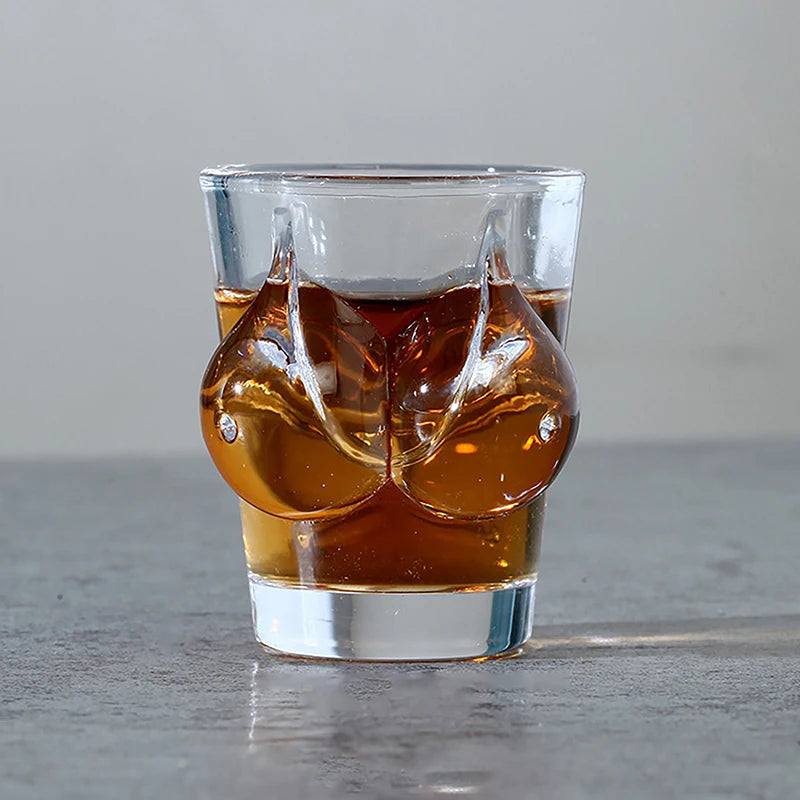 1PC Nuovo Unico Tazza di Birra Divertente Uomini Donne A Forma di Corpo Trasparente Bicchiere di Vino Bar Drinkware Cocktail Tazza di Caffè Succo di Tè