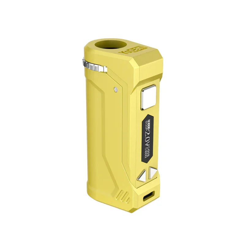 Originale Yocan UNI Pro Box Mod batteria integrata da 650mAh Display OLED 510 Thread 10 secondi sigaretta elettronica Pre-calore Vape