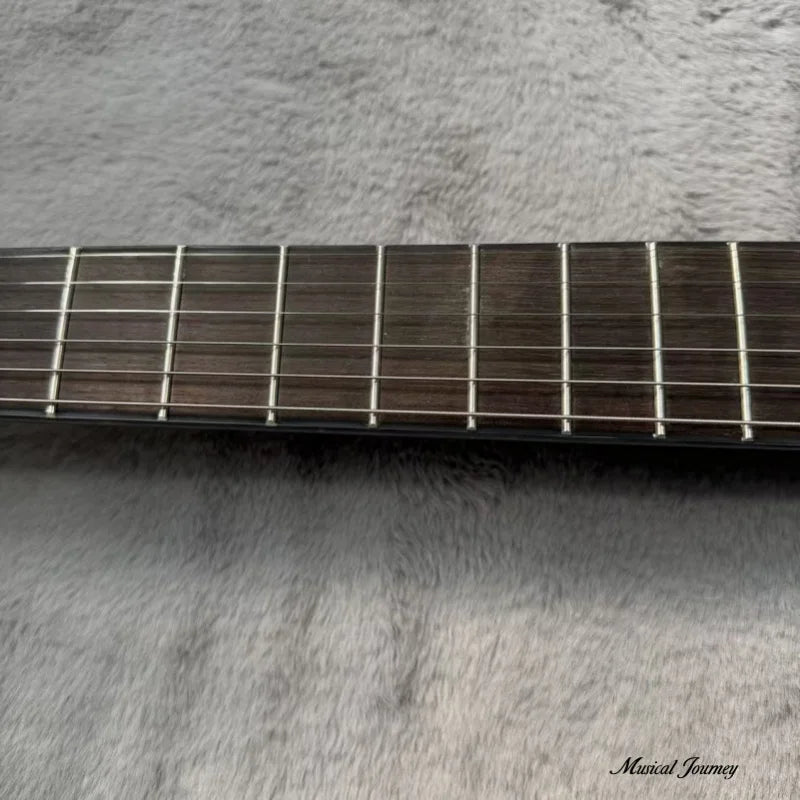 Per Chitarra Elettrica con Forcella Grigio Argento |   Chitarra Professionale per Performance Heavy Metal
