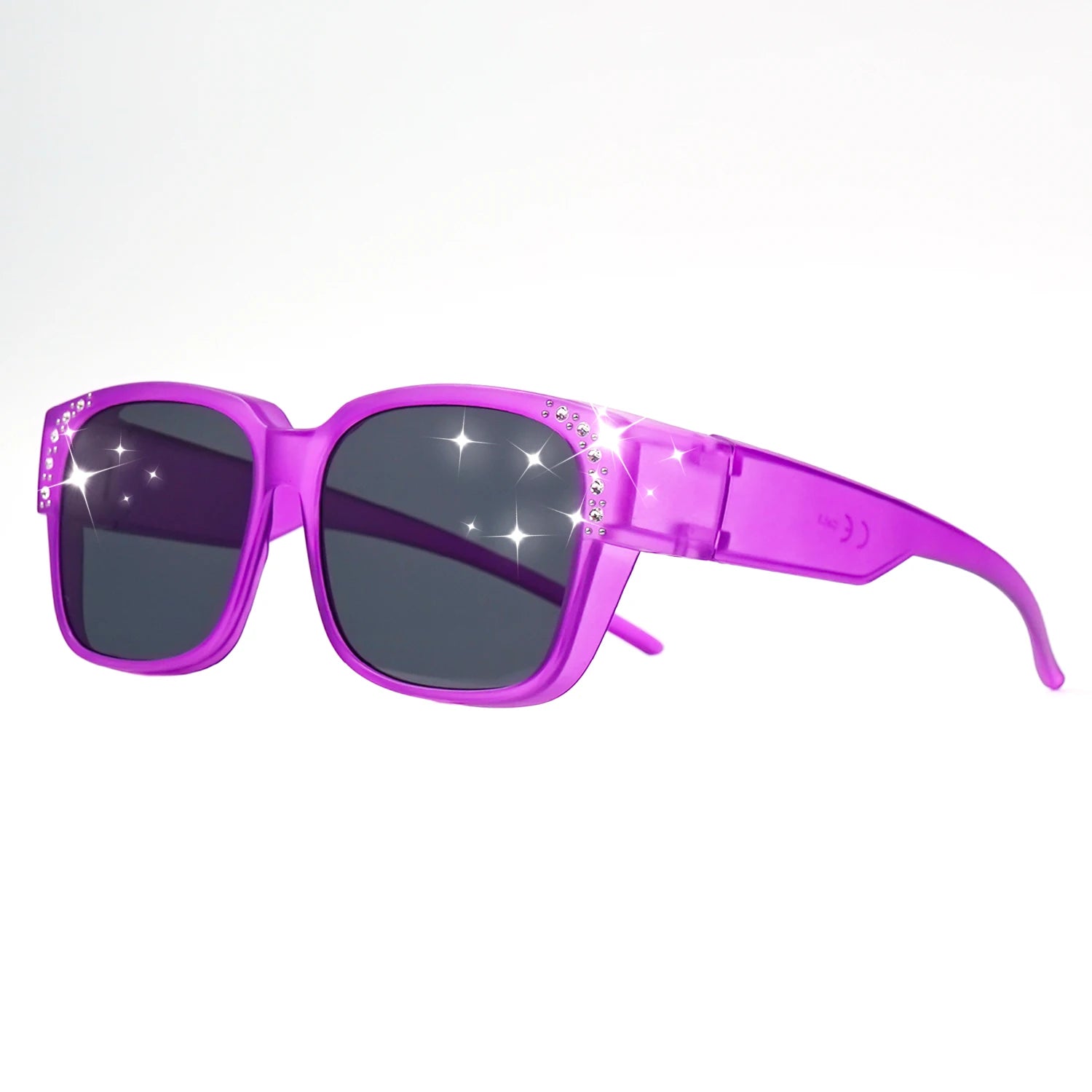 Oversized Square Fashion Sunglasses - Decorative Lenses for Fashion & Style, Stylish Eyewear, Elegant Eyewear