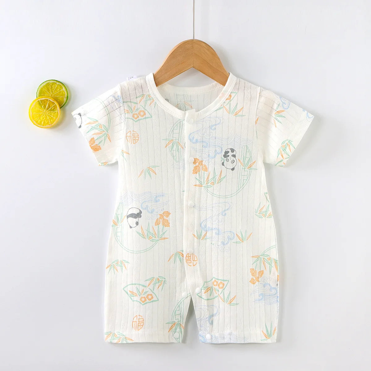 Tutine Neonato 2026 Nuove in Cotone Puro Estive per Bambini e Bambine, Pagliaccetti a Maniche Corte Sottili con Bretelle, Abbigliamento per Neonati