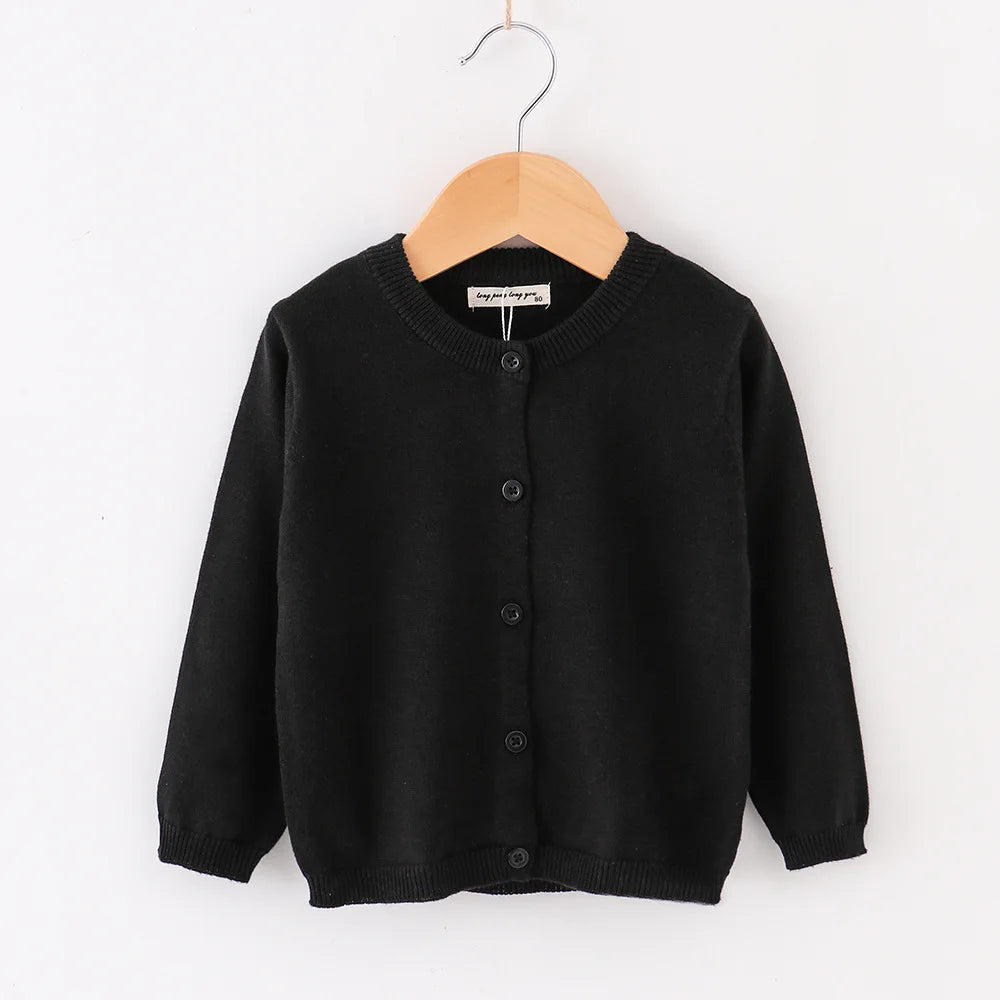 Vestiti per ragazze autunnali Cardigan casual per bambini Solido punto aperto Ragazzi Cappotti morbidi Maglioni per bambini Giacche in maglia per bambini Manica intera