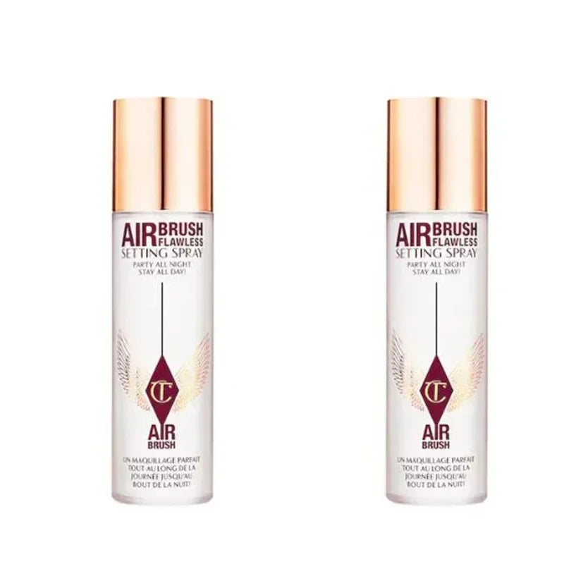 Fondotinta Liquido CT Texture Leggera e Acquosa, Correttore a Lunga Durata, Cuscinetto d'Aria in Polvere con Piccola Piastra Dorata, Spray Fissante per Trucco Quotidiano