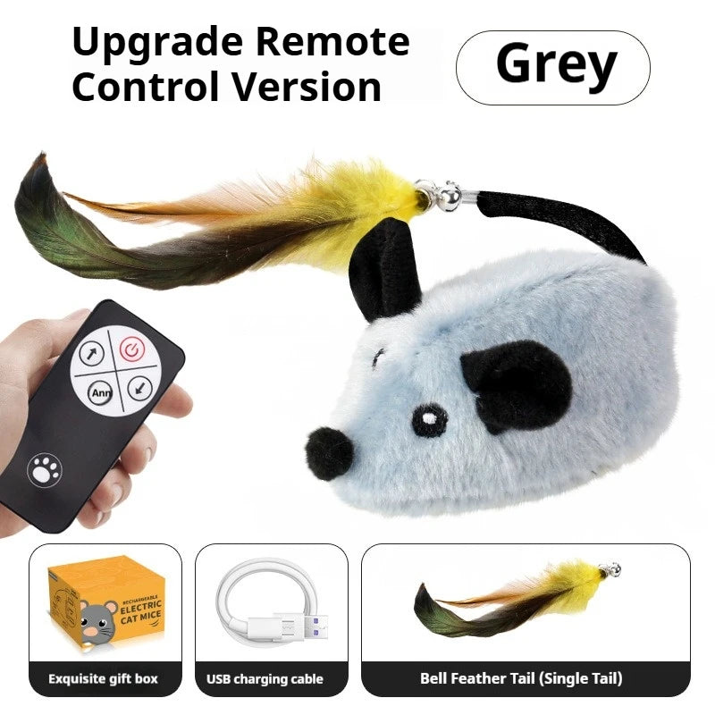 Giocattolo Interattivo Per Gatti Con Mouse Mobile Rilevamento Automatico USB
