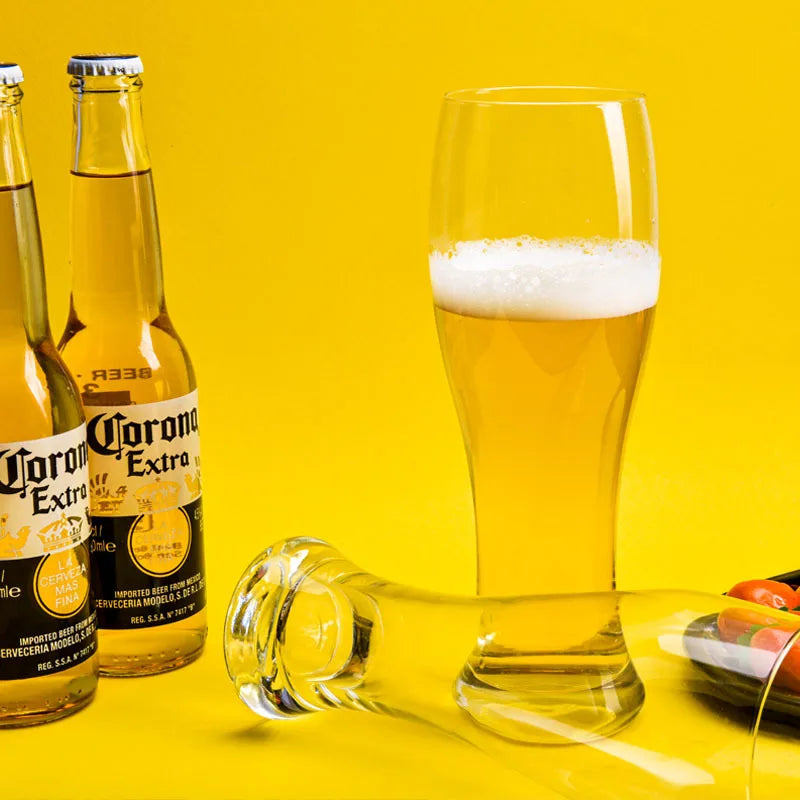 Tazza di birra di grano tazza di vetro personalità artigianale boccali di birra tazza di cristallo bicchiere di succo bicchieri forniture per Bar per la casa