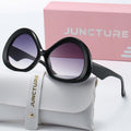 JUNCTURE Fashion Oval Women Sunglasses Dress Up Sun Glasses Big Frame Gradient Lady Party Holiday Gifts Sunglasses for Women