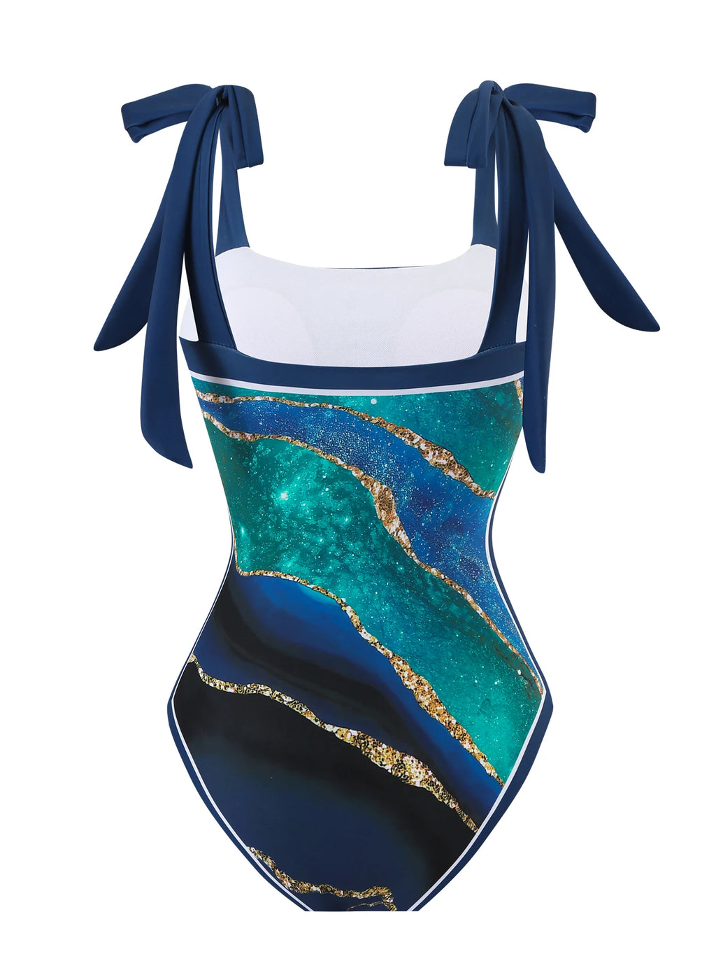 Costume da bagno bikini intero stampato digitale estivo nuovo su misura per donna Protezione solare conservatrice Gonna di garza monopezzo 2-P