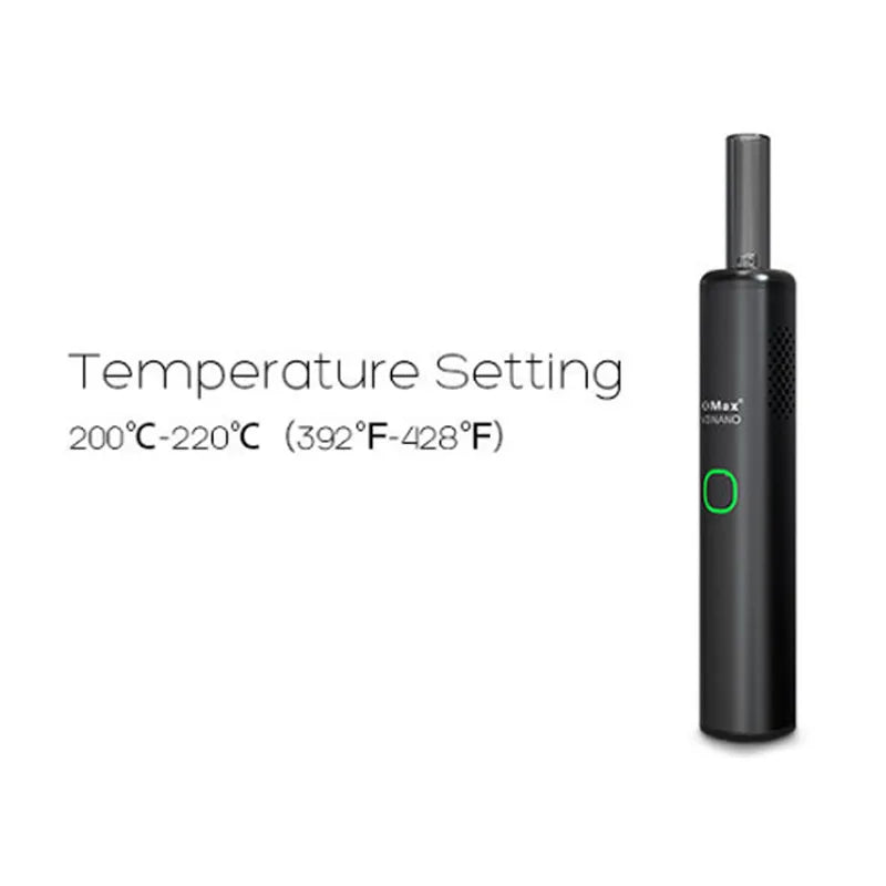 Kit Originale Xmax V3 Nano per Sigaretta Elettronica, Vaporizzatore 1000mAh con Caricatore USB-C e Boccaglio in Vetro per Erbe Secche