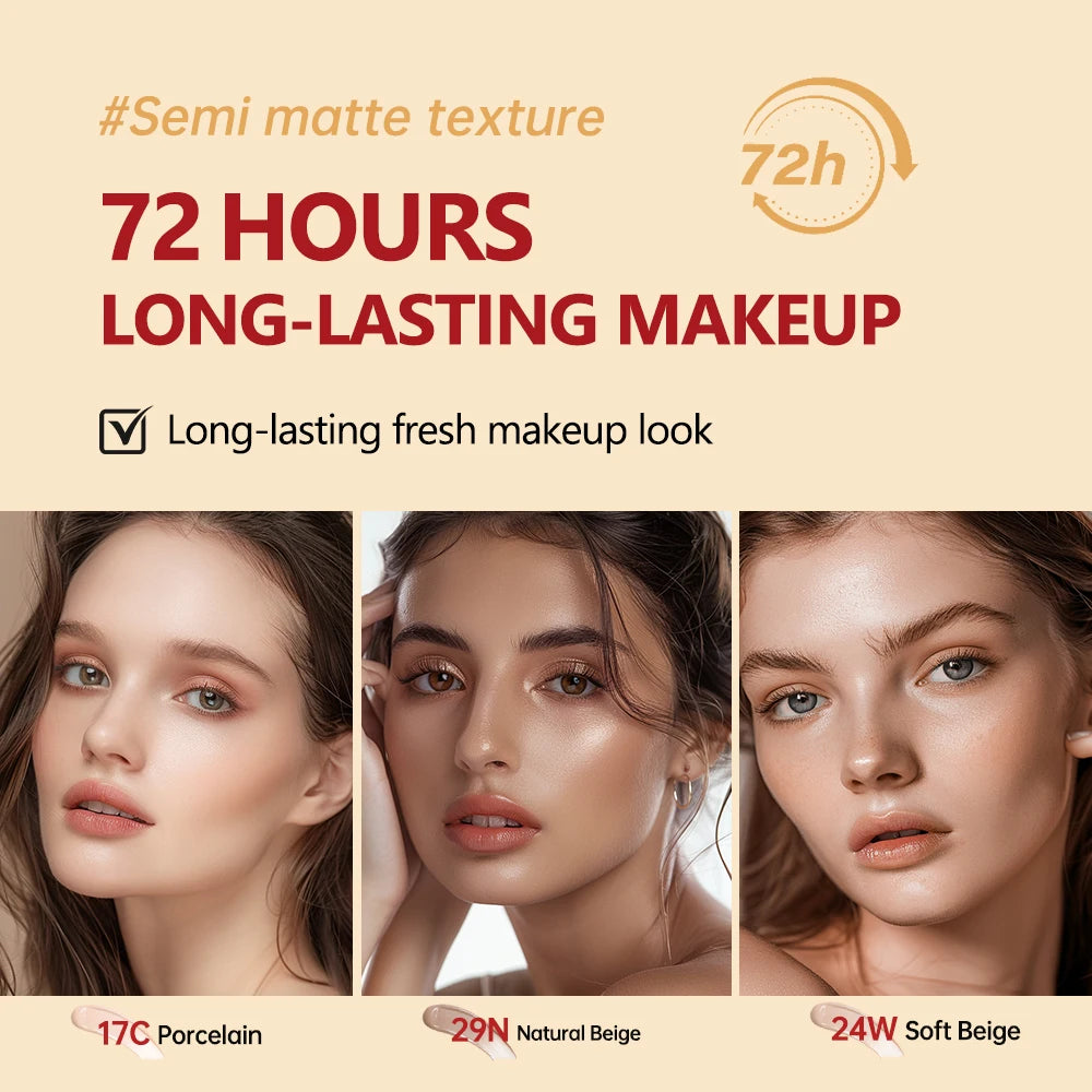 Ricarica per fondotinta con cuscino impermeabile Fondotinta ad alta copertura a lunga durata Trucco coreano Fondotinta CC Cream Tone Up Cream
