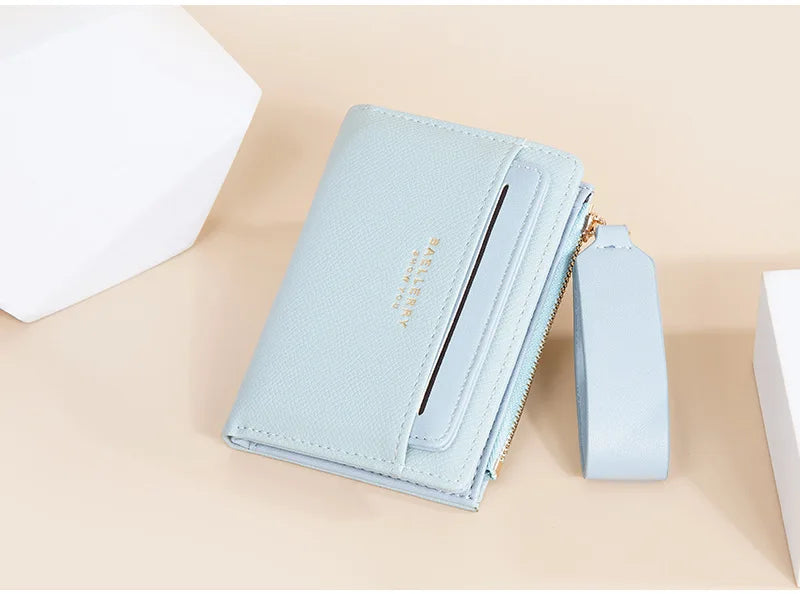 Portafoglio di Lusso Baellerry per Donne, Elegante Portamonete Sottile in Pelle PU con Scomparti Multipli per Carte