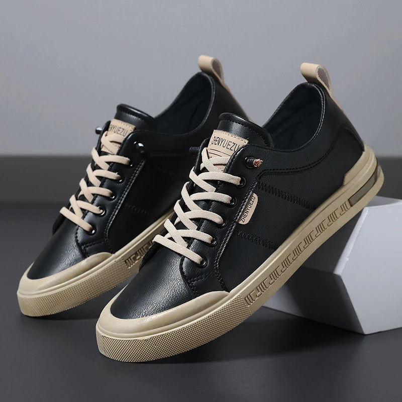 Nuove Sneakers Casual da Uomo a Profilo Basso, Stile Coreano, Versatili, Comode, Leggere, con Suola Morbida e Piattaforma per l'Uso Quotidiano