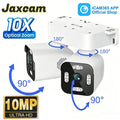 ICAM365 Security Camera Outdoor Waterproof Dual Lens HD 10MP 10X Zoom WiFi CCTV Night Vision Two-Way Intercom PTZ Remote Viewing
