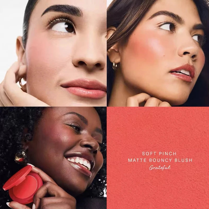 Set di blush Rare Beauty: Blush liquido effetto purè di patate, Blush in polvere che esalta il colore della pelle, con texture fine, facile da applicare e sfumare.
