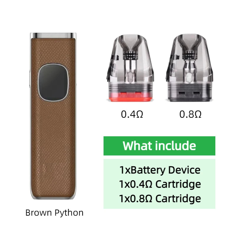 Dispositivo con Batteria per OXVA Xlim Pro 2 1300mAh/Nexlim 1500mAh con Kit Due Cartucce per Cartucce da 0.4/0.6/0.8/1.2ohm 2/3/4ml