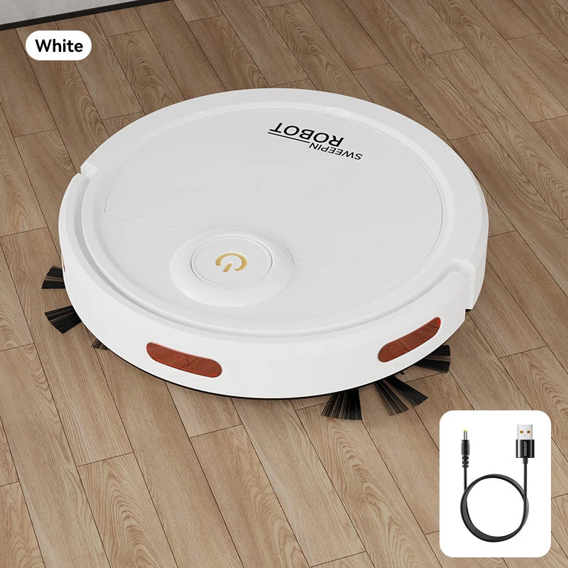 Robot Aspirapolvere Lavapavimenti 3-in-1 Completamente Automatico con Ricarica USB, Intelligente per Cucina e Casa - Novità 2026