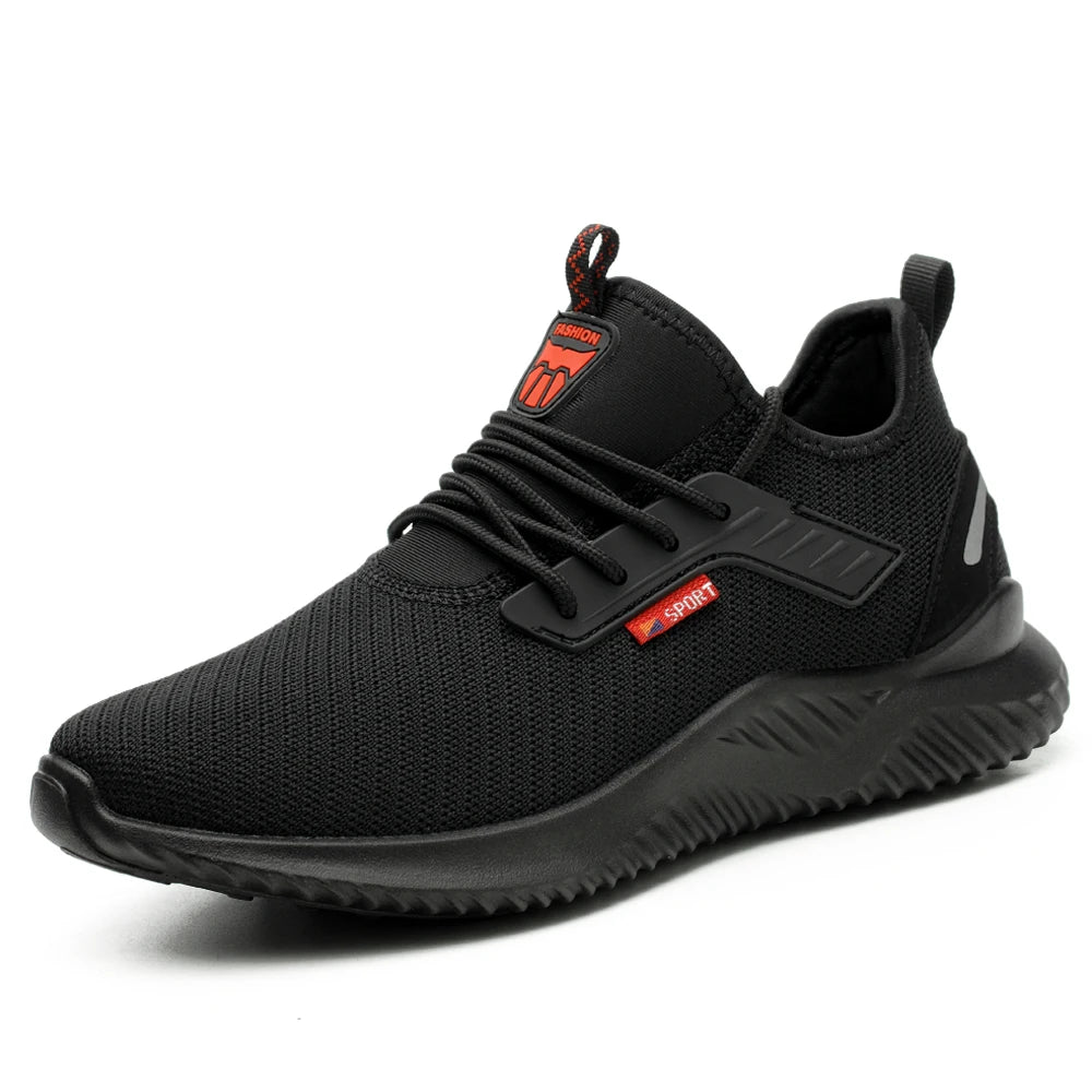 Sneakers da lavoro scarpe con punta in acciaio scarpe antinfortunistiche da uomo scarpe da lavoro antiforatura stivali moda indistruttibile calzature sicurezza