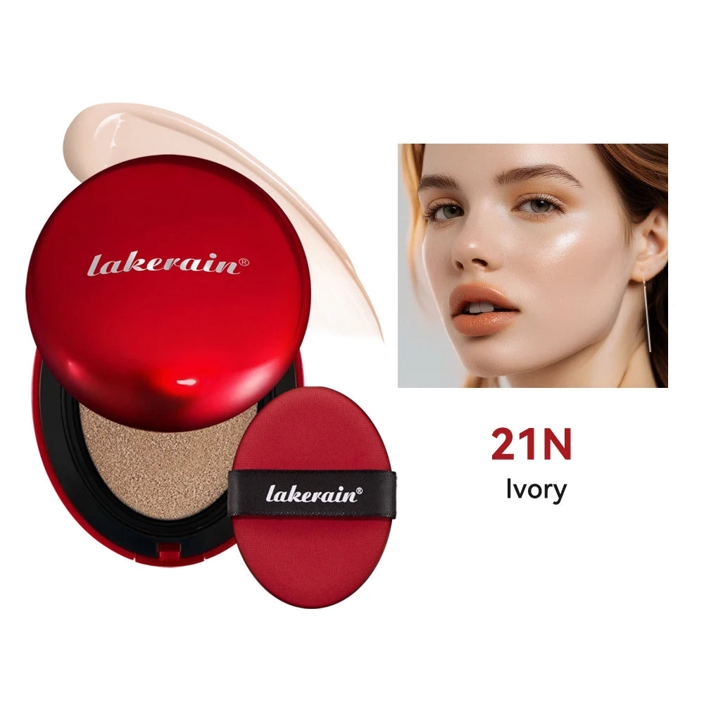 Fondotinta Cushion Coreano Idratante Naturale Copertura 72H Semi-Matte Lunga Durata Base Trucco Donna