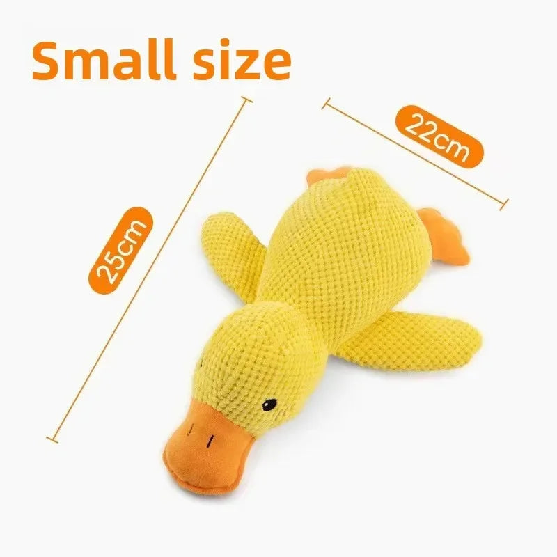 1/3PCS Things For Dogs Dog Accessories Dog Supplies Calming Duck Squeaky Plush Toy Luxury Sleep Aid Durable Puppy Companion Pet