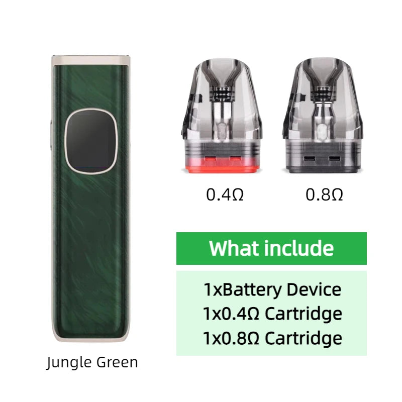 Dispositivo con Batteria per OXVA Xlim Pro 2 1300mAh/Nexlim 1500mAh con Kit Due Cartucce per Cartucce da 0.4/0.6/0.8/1.2ohm 2/3/4ml