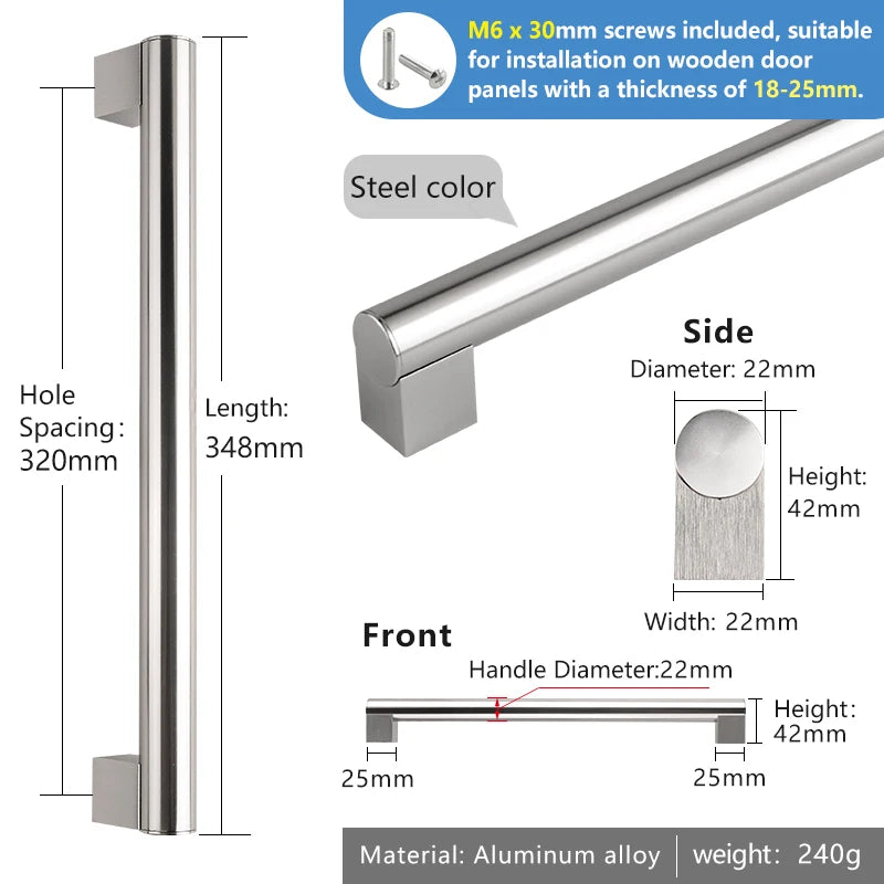 Cabinet door oven dishwasher extended handles refrigerator kitchen drawer pulls disinfection cabinet pull-out basket rod handle