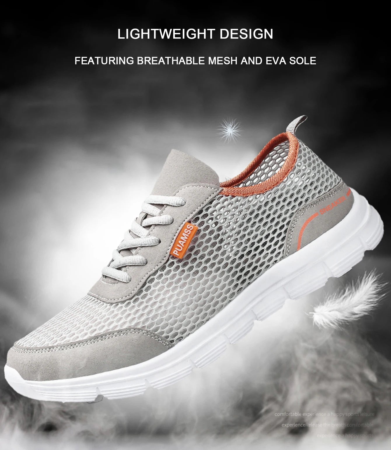 Sneakers da uomo scarpe da corsa estive in rete Sneakers leggere e traspiranti per uomo